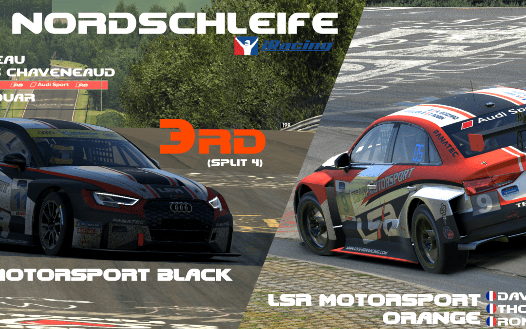 24H00 Nordschleife : P3 et P5 pour les équipages LSR !